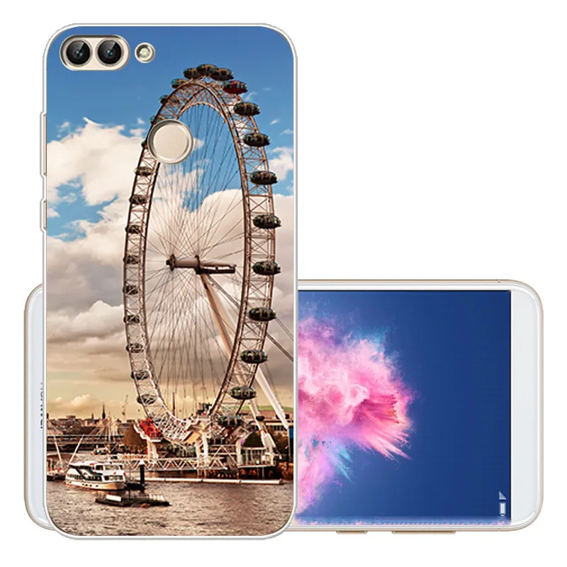 Arvin Soft Protective Case FOR Huawei P Smart Painting Silicone Back Cases FOR  Enjoy 7s FOR P9 lite Y3 Y5 Y6 2017 P8 lite 2017  (11)