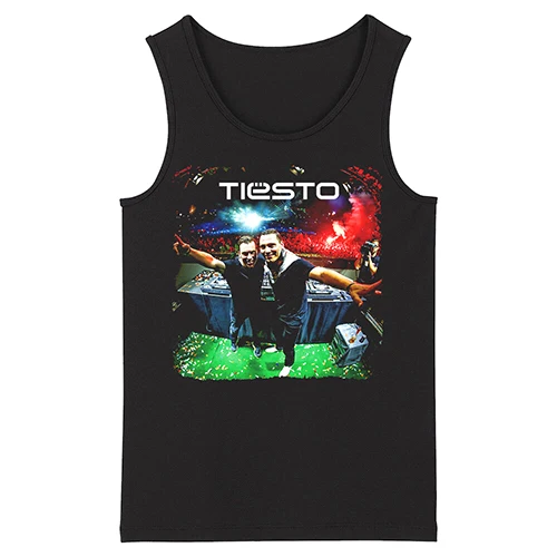 Bloodhoof Tiesto DJ трэш металла Grindcore Deathcore для мужчин Топ чёрные майки Азиатский размеры - Цвет: 3