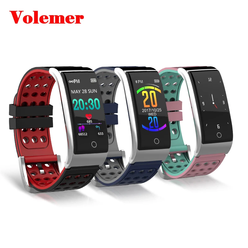 

Volemer E08 Fitness Bracelet Heart Rate Monitor ECG PPG Blood Pressure Smart Bracelet Activity Tracker Oxygen Monitor Smart Band