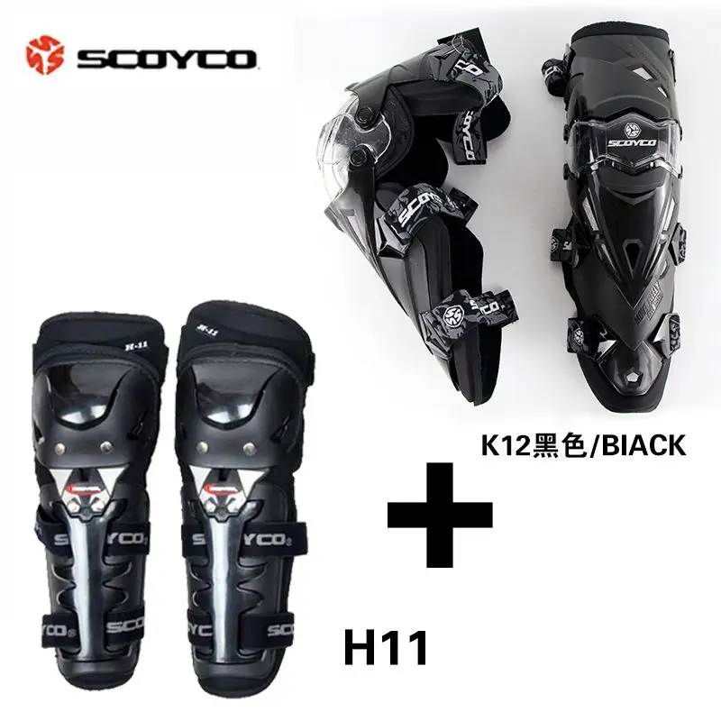 

Scoyco K12H11 Protective Kneepad Elbow Protective Gear CE Motorcycle Protector Sports Scooter Motor-Racing Guards Safety Gears