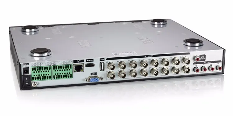 Hi3531D 8 МП 4K H.265 + 16 каналов 2 * SATA WIFI коаксиальный гибридный 6 в 1 NVR TVI CVI AHD CCTV DVR