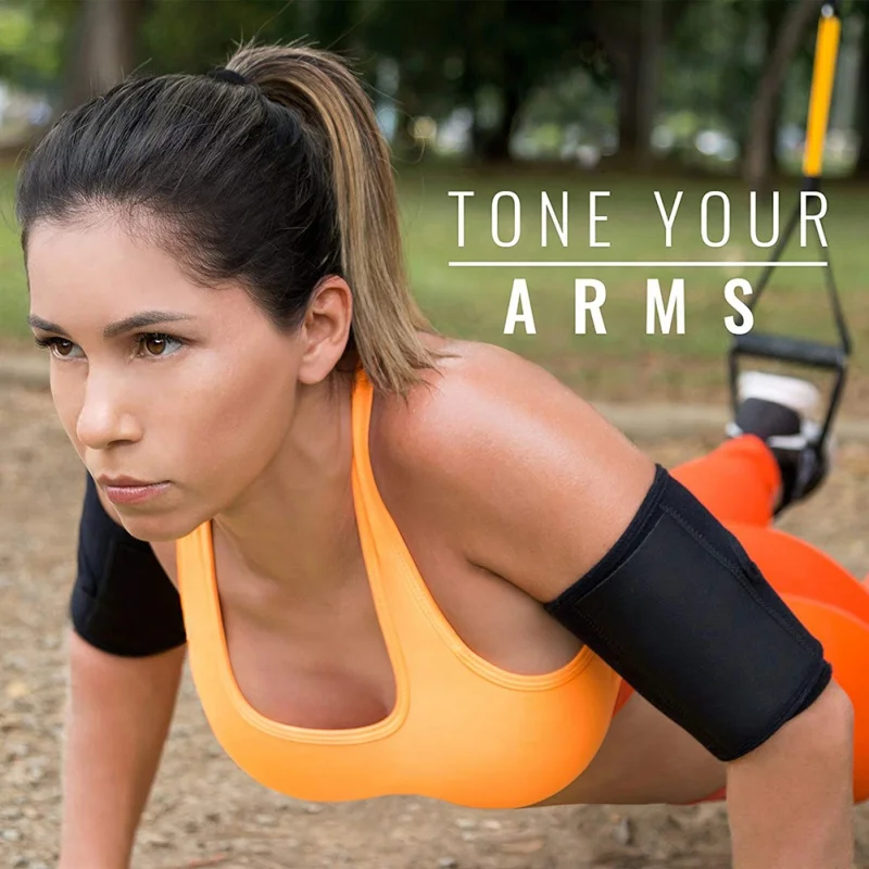 

Arm Shapers Sleeves Sports Cycling Arm Warmer Protection Running Trainer Wrap Neoprene Arm Control Shapewear Phone holder