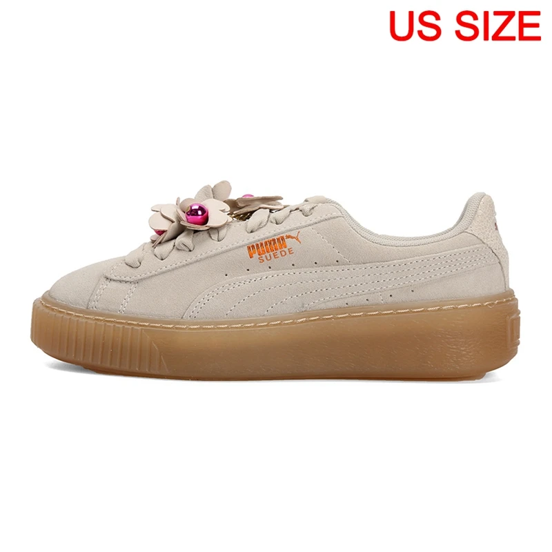 Soleado Soberano violento Zapatillas de Skateboarding para mujer con borla de flores y plataforma PUMA,  recién llegadas, originales - AliExpress