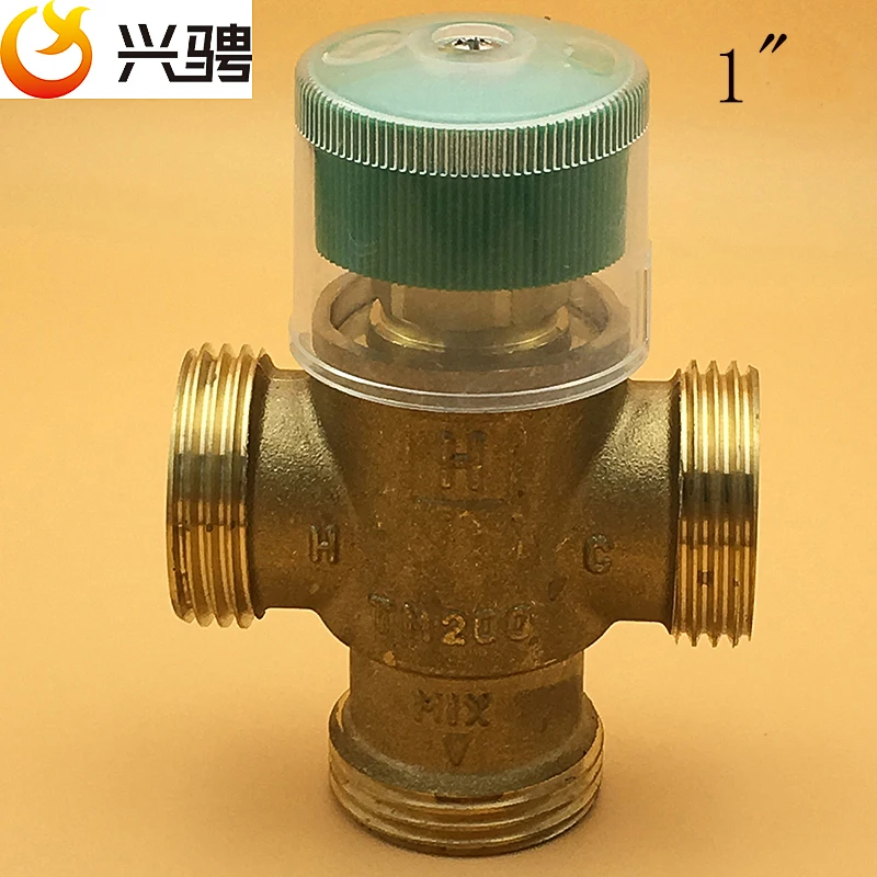 G" латунный термостатический клапан, солнечная энергия термостатический смесительный клапан, труба термостат клапан