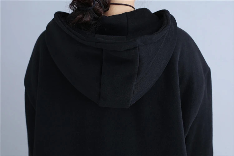 BelineRosa/зимние женские пальто больших размеров в Корейском стиле; Цвет Черный; теплые пальто с флисовой подкладкой и рисунком для девочек; BSDM0116