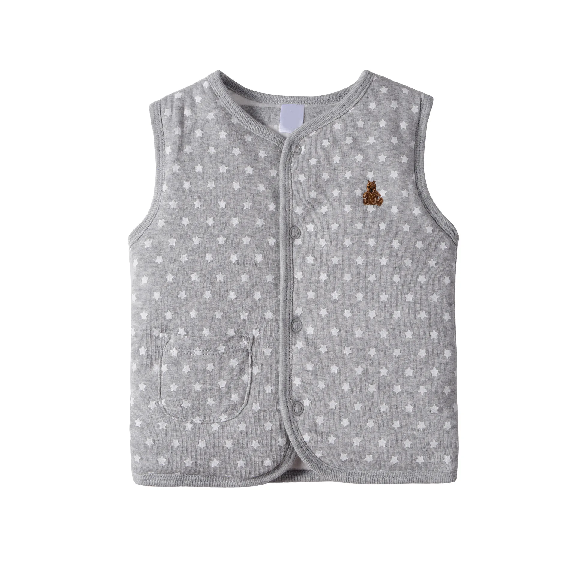 

Baby winter coat double cotton padding girls designer clothes baby boys costume thicken waistcoat newborn infants clothing vest