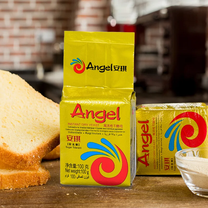 Angel 100 г сахара Толерантные мгновенные сухие дрожжи для хлеба