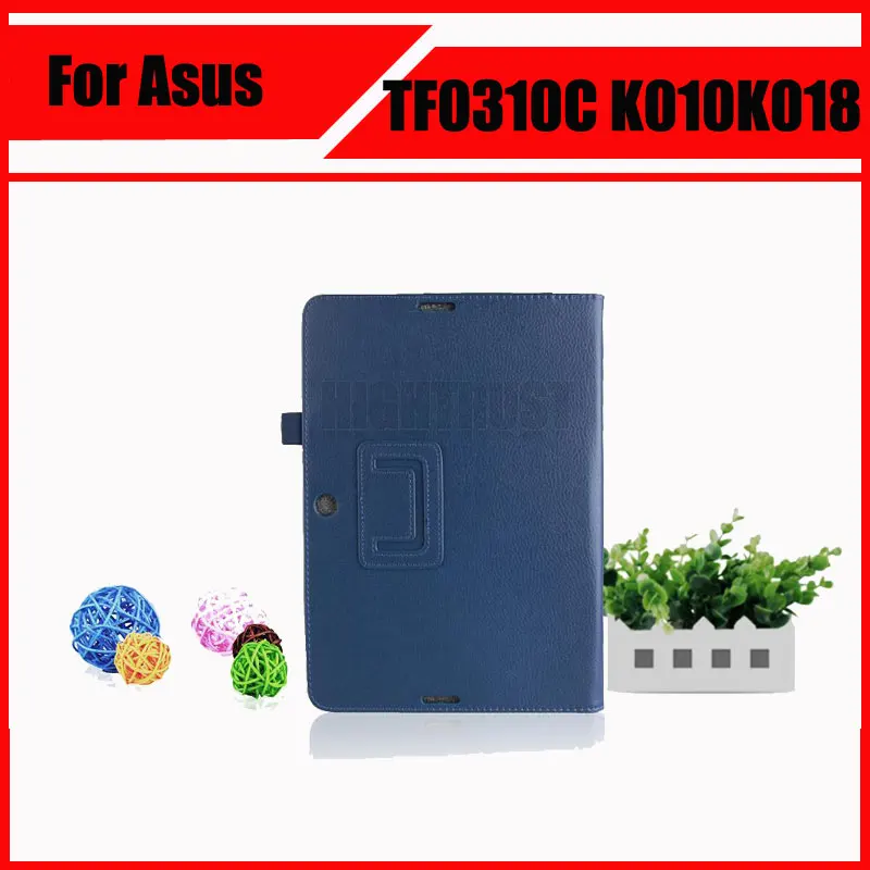 

Top Lychee PU Leather Case with Stand For Asus Transformer Pad TF103C TF103CG TF0310C K010 K018 + Stylus