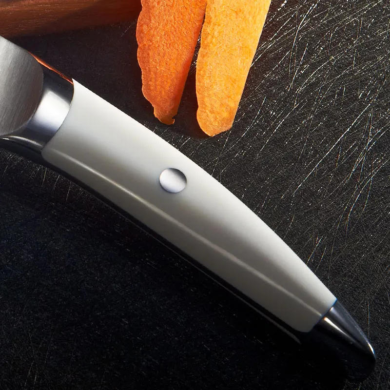 7 дюймов Santoku Ножи Pro Кухня столовые приборы шеф-повара Ножи Германии с высоким содержанием углерода Нержавеющая сталь X50CRMOV очень острые Пособия по кулинарии Ножи