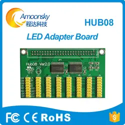Hub08 LED преобразования доска LED передачи карты соединиться с светодиодный экран модуль и приемник LED адаптер доска hub08a