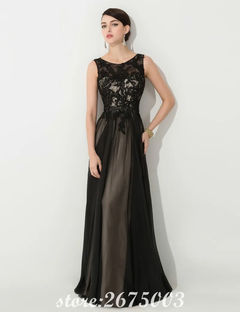 Элегантное платье для матери невесты с одним элементом черное кружевное платье в деловом стиле для свадьбы - Цвет: Черный