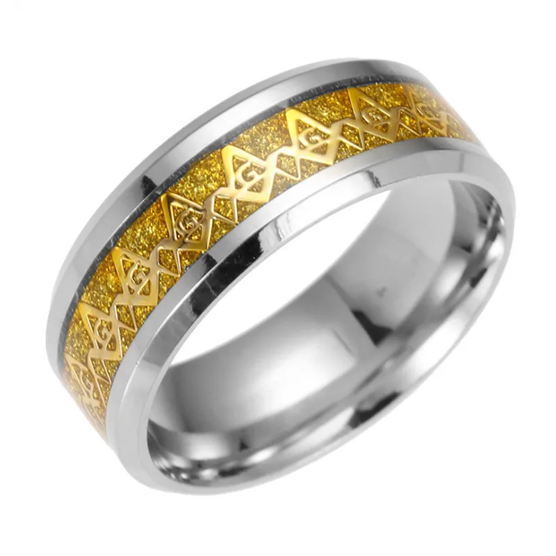 Лучшие продажи, масонские кольца из нержавеющей стали, мужские ювелирные изделия, юбилейная распродажа, масонское обручальное кольцо, модные ювелирные изделия