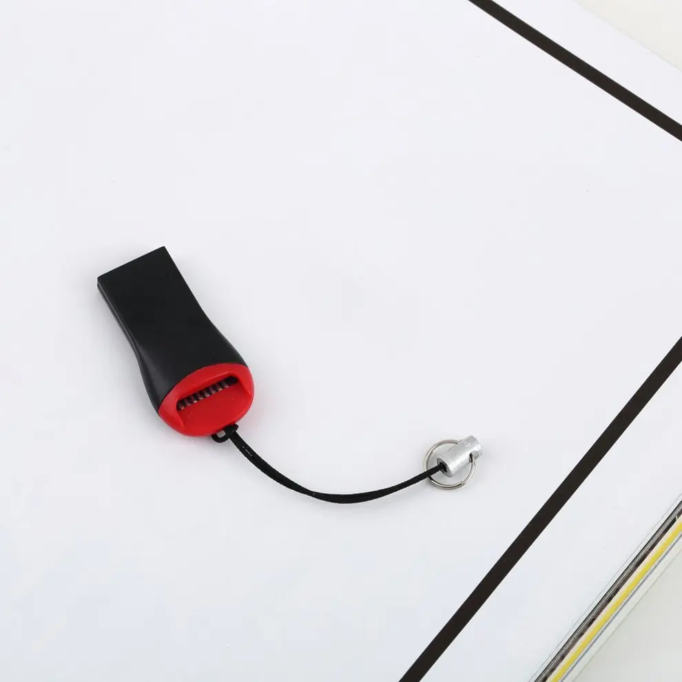 10 шт. черный и красный Multi Применение USB 2,0 мини-t-flash TF M2 M 2 картридер Поддержка 2 ГБ KR-22