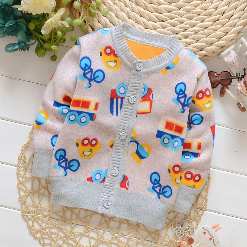 New Unisex winter autumn infant Cartoon Round collar baby boy girl