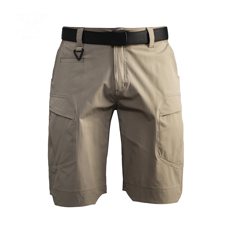  Men's Waterproof Lightweight Shorts Military Tactical Stretch Army Combat Cargo Short Male Multi Po
