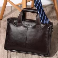New Fashion Genuine Cow Leather Men's Bag Briefcase Top Brand Design Business Bag Casual Man Laptop bag Shoulder Messenger Bags New Fashion Genuine Cow Leather Men's Bag Briefcase Top Brand Design Business Bag Casual Man Laptop bag Shoulder Messenger Bags