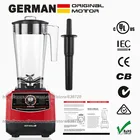 Best Price as low as $117.04 BPA-Free G5500 9-Speed mixer system,Red 3HP 45000RPM 2200W 3L mixer juicer grinder snow cone machine
