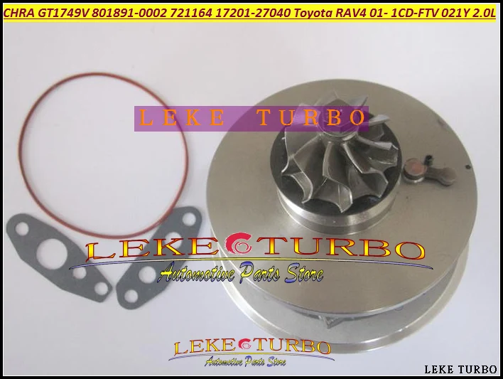 Turbo Cartridge CHRA GT1749V 801891-5002S 801891-0001 721164-0004  Turbocharger For TOYOTA Rav 4 2001-05 1CD-FTV 021Y 2.0L 93kw (5)