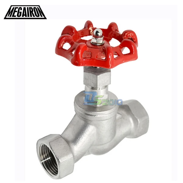 Шаровой клапан в форме S MEGAIRON BSPT DN15 1/2 дюйма из нержавеющей стали SS304 CF8M |