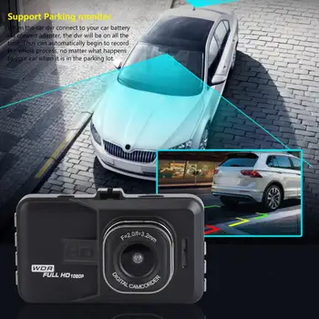 Car DVR Video Recorder Dash Camera Driving Recorder Auto Accessories 3inches Full HD 1080P