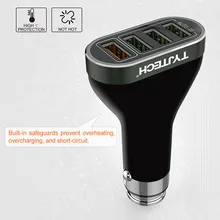 

Quick Charger 4 Ports USB Car Charger Adapter Car-Charger For Mobile Phone For Samsung Xiaomi