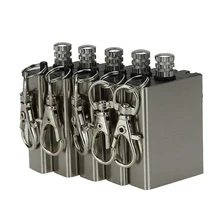 2 шт аварийный выживания кемпинга нержавеющей стали водонепроницаемый матч зажигалка для наружного портативный огонь стартер Брелок без масла