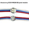 50 LED/string WS2812B pixel module pré-câblé LED s puce LED & dissipateur thermique 10cm RGB fil DC5V WS2812 ► Photo 1/6
