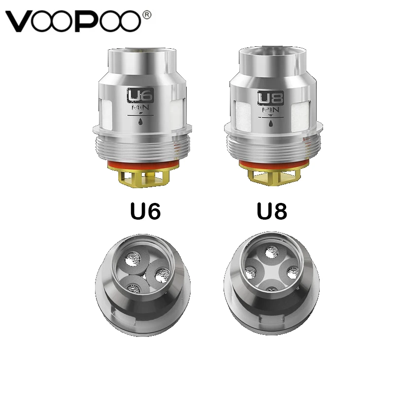 

5pcs/lot Original VOOPOO UFORCE Replacement Coil U2 0.4ohm U4 0.23ohm U6 U8 0.15ohm For VOOPOO Drag 2 Kit, Drag Mini Kit