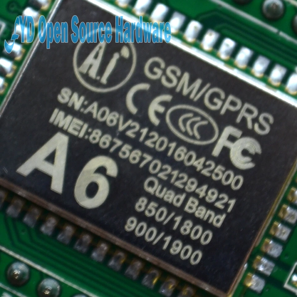 GPRS модуль GSM A6 SMS речи доска Беспроводной данных Транс адаптер пластины 3 В 4 2 Quad band