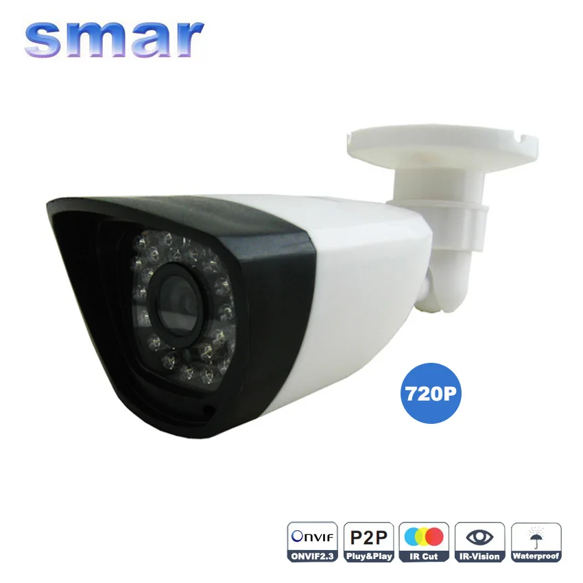 720P/960P 1.0MP/1.3MP Bullet IP Camera Outdoor Security ONVIF Waterproof Night Vision 30 Infrared LED P2P Cloud IR Cut Filter