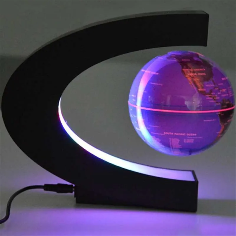 

Magnetic Levitation Anti Gravity Globe C shape Floating Globe Map Teaching resources Home Office Desk School Supplies Decoration