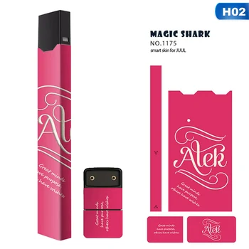 

Magic Shark Hot Sale Sport Cute Cartoon Sticker For Juul 2.5D Stereo Film Electronic Cigarette Sticker Smart Skin For Juul Case