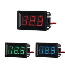 

DC Mini Voltmeter Digital Voltage Measurement 2-Wire LED Panel Micro Meter Multifunction Electrical Instrument voltage indicator