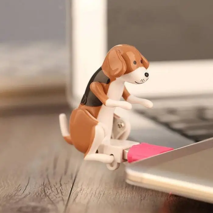 Новый Забавный милый питомец USB Humping Spot Dog USB Dongle рождественские подарки офисный инструмент NSV775