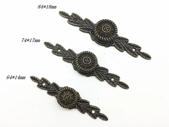 

50Pcs Mini long handle alloy handle drawer pulls jewelry box handle antique bronze handle