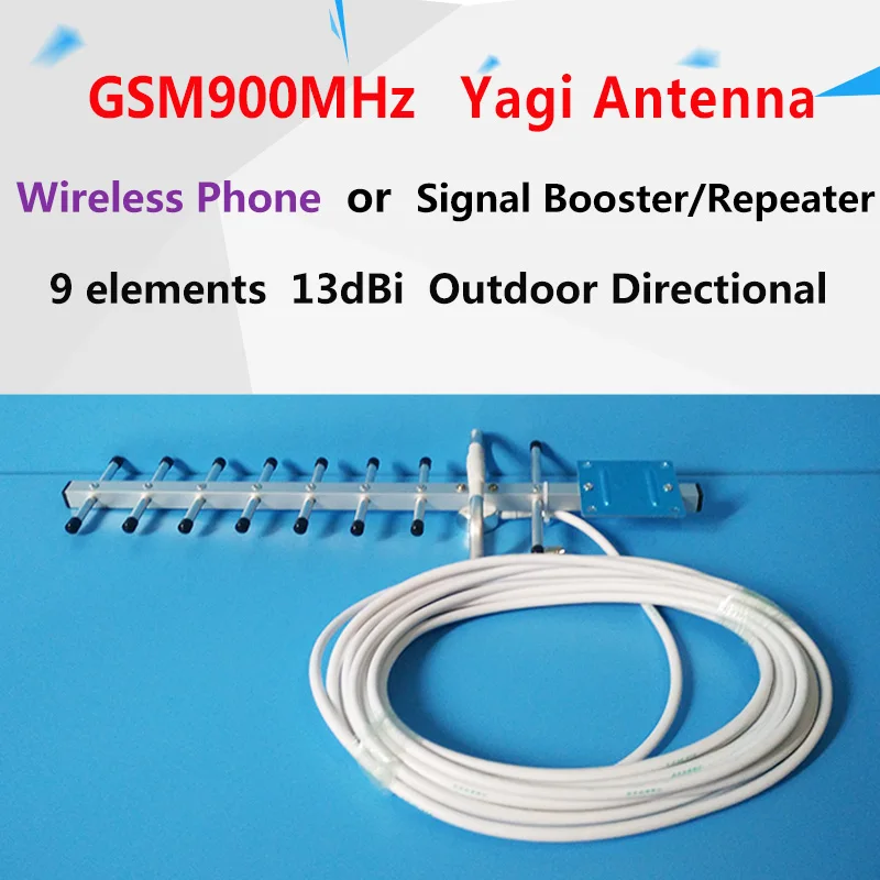 GSM900 yagi антенна 9 элементов 13dBi наружная направляющая антенна ТНК для беспроводной телефон F317 WP826a ETS2222 усилитель сигнала GSM900 yagi антенна 9 элементов 13dBi наружная направляющая антенна ТНК для беспроводной телефон F317 WP826a ETS2222 усилитель сигнала