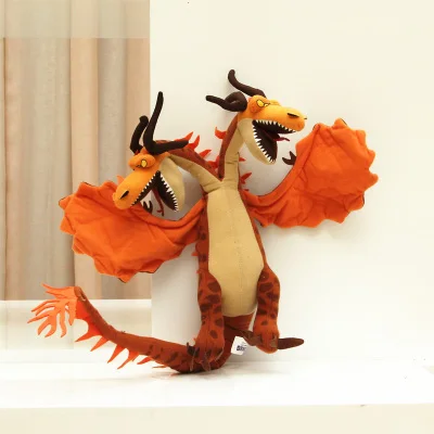 

How to Train Your Dragon Plush Toy Hideous Zippleback Monstrous Nightmare Doll Free Shipping Retail