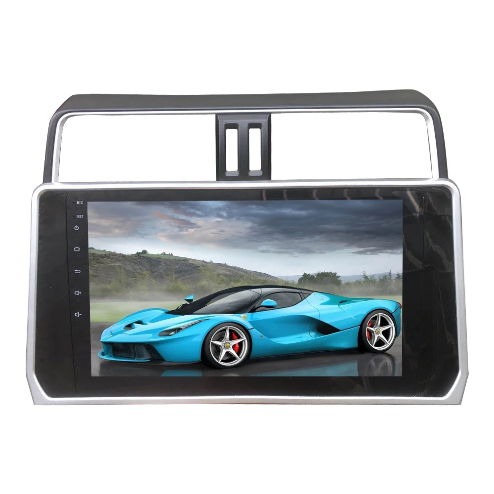 Perfect Sinosmart  Android 8.1 2Din IPS/QLED 2.5D screen car gps radio navigation player for Toyota Prado 2014-2018 3