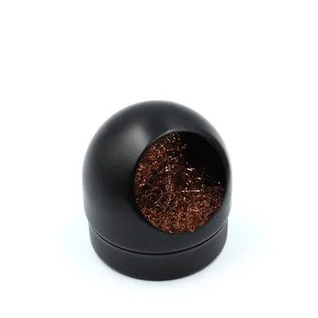 

Metal Wire With Welding head cleaning Soldering Solder Iron Tip Dross Cleaner Cleaning Steel Ball Mesh Filter Tin Remove