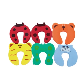 

Care Baby Safety 6Pcs Baby Pinch Finger Guard Lock Jammer Stopper Protector Safety Door Stop New Lovely