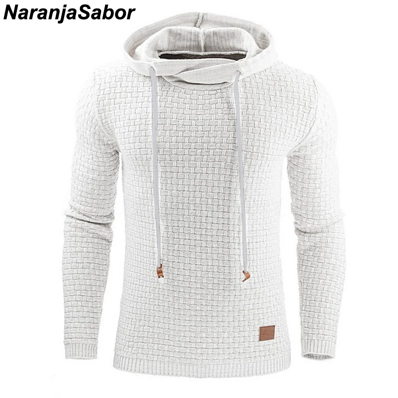 NaranjaSabor 2019 الخريف الرجال هوديس ضئيلة قمصان سويت شيرت بقلنسوة رجل معاطف الذكور ملابس رياضية عصرية الشارع الشهير العلامة التجارية الملابس N461