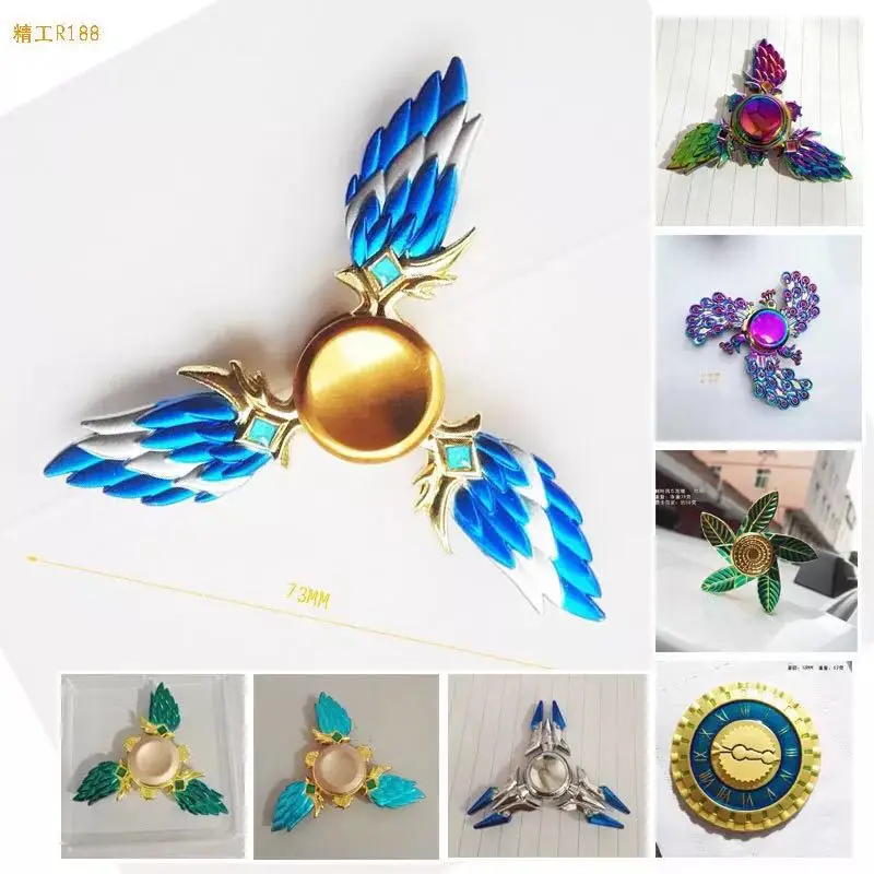 

High Quality EDC Hand Spinner New Style Wing Tri Fidget Spinner For Autism and ADHD Rotation Time Long Anti Stress Toys Kid Gift