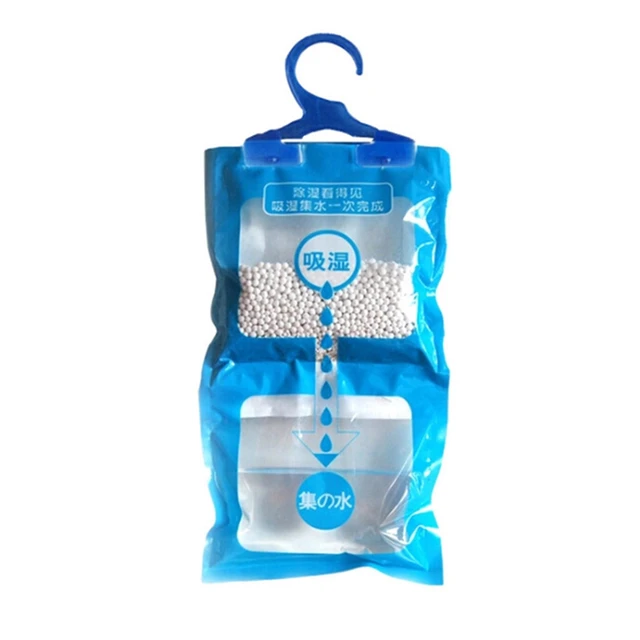 Hot 1pcs Wardrobe Dehumidifier Wardrobes Hanging Moisture Bags Hot 1pcs Wardrobe Dehumidifier Wardrobes Hanging Moisture Bags Drying Agent Hygroscopic Anti Mold Desiccant Bag