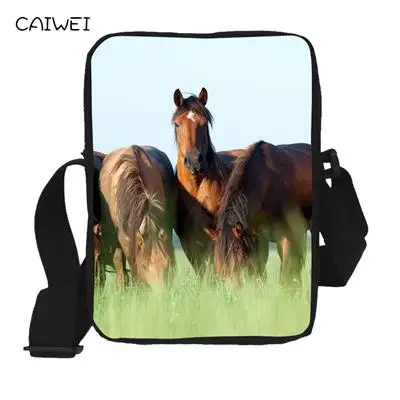 Маленькие дети сумка животное лошадь Малыш Детские плечо сумочка мини Обувь для девочек Crossbody Дорожные сумки Высокое качество - Цвет: 90163