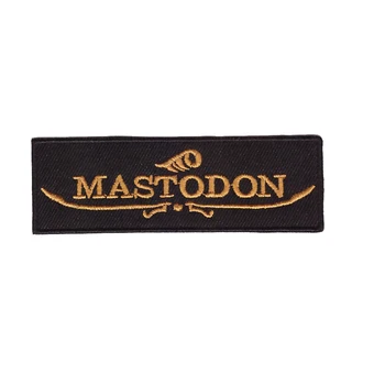 

MASTODON PATCH Embroidered Iron On Stoner Doom Metal Band Badge Logo NEW