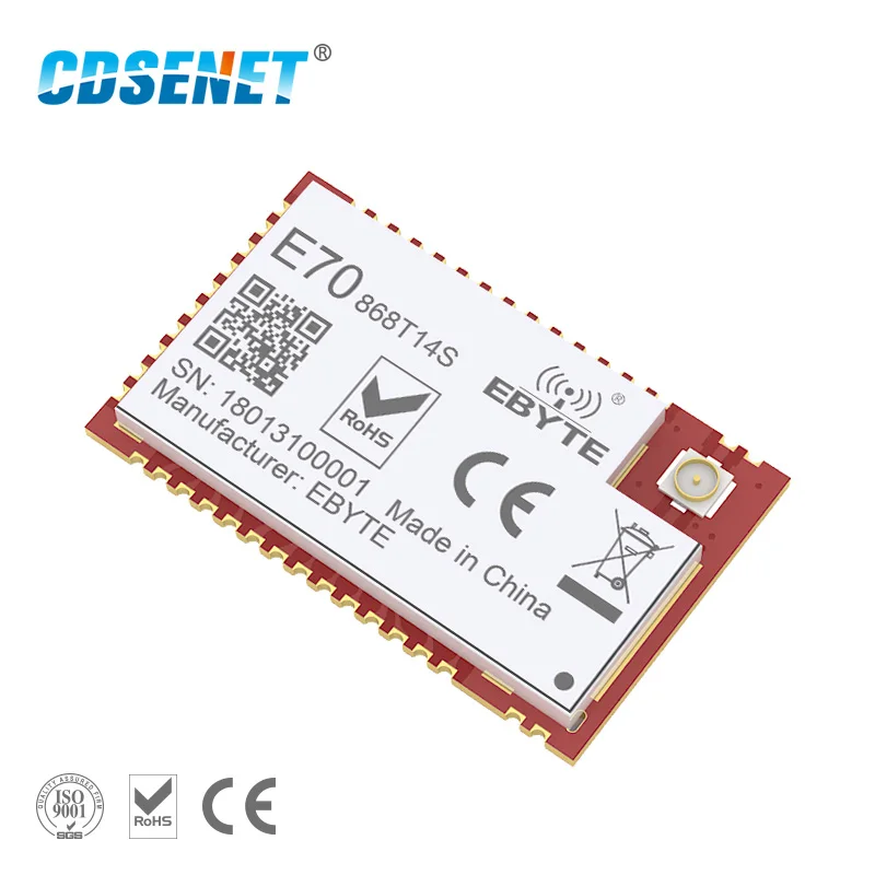 CC1310 868 мГц 14dBm rf модуль cdsenet E70-868T14S iot 100 МВт трансивер SMD UART rf приемник передатчик 868 мГц SOC модуль