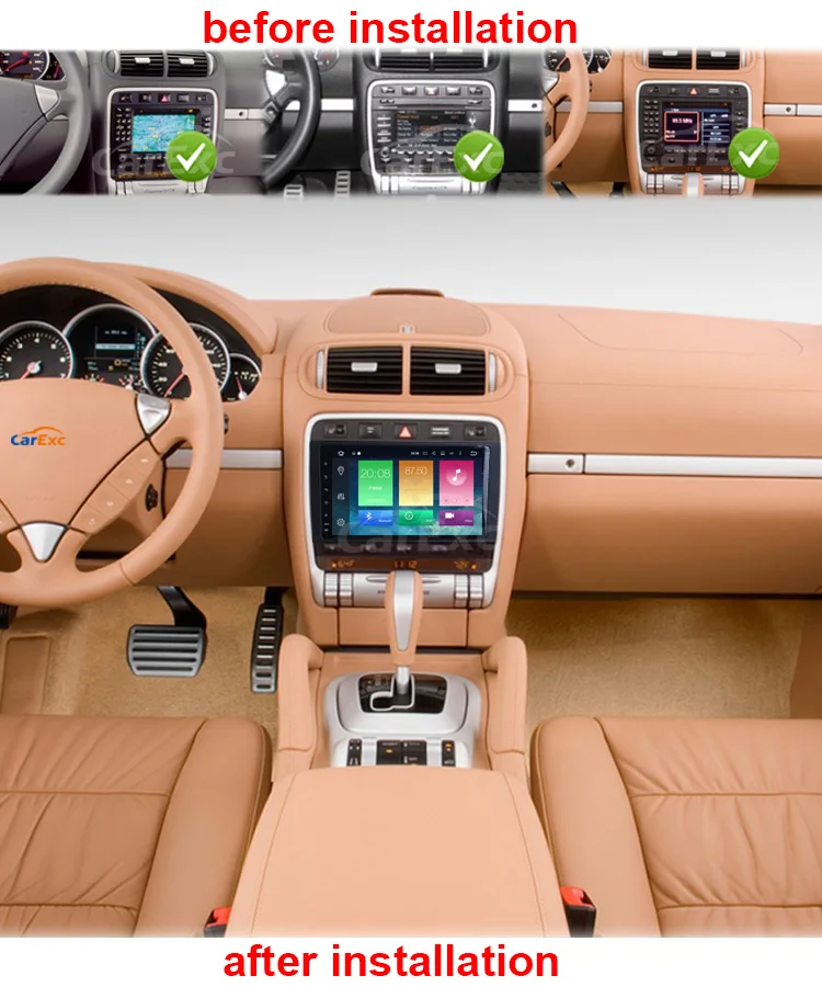 Discount Android 9.0 Octa Cores Car Radio Stereo System For Porsche Cayenne 2003-2010 With Canbus Wifi GPS Navigation Radio Carplay 13