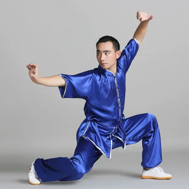 New Traditional Chinese Men Dress Shaolin Suit Kung Fu Clothes China