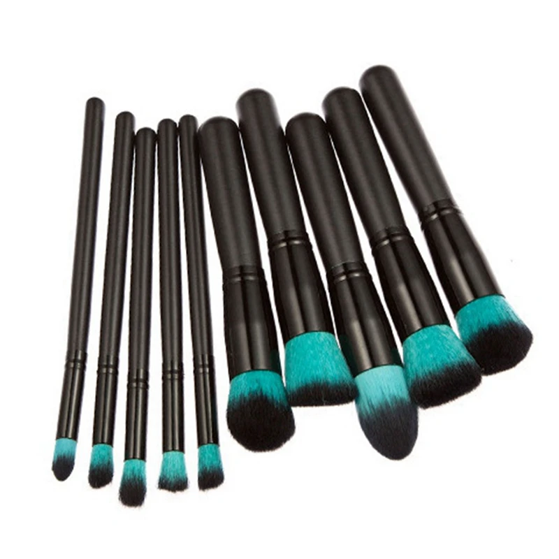 

GUJHUI Makeup Brushes Make up Brush Set Beauty Cosmetics Foundation Blending Brush for Makeup Tool Kit Professional DIY 10pcs