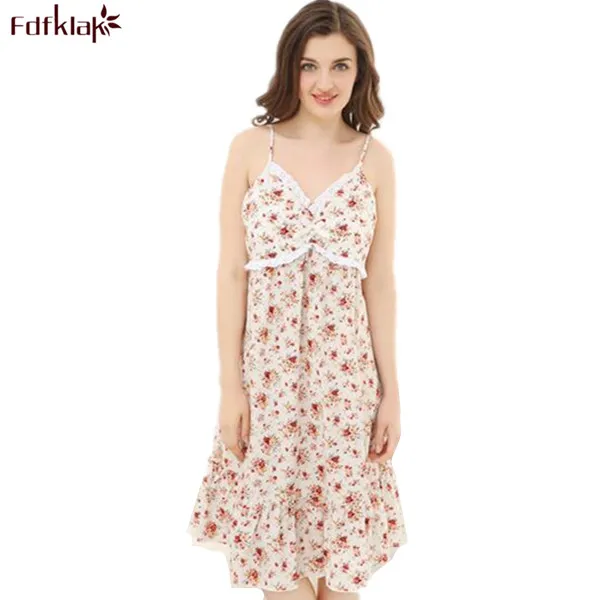 XL 3XL Plus Size 2017 Summer Nightgowns Sexy Sleep Spaghetti Strap